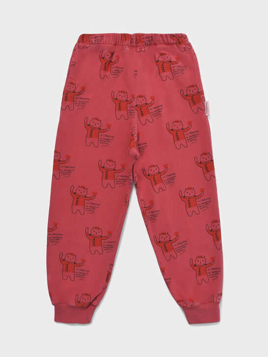 Спортивные брюки с принтом &quot;коты&quot; Weekend house kids , арт.  | Фото 3