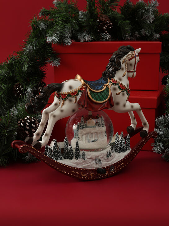 Новогодний сувенир Лошадка-качалка 32,3×12,7×27,6 см Timstor , арт.  | Фото 3