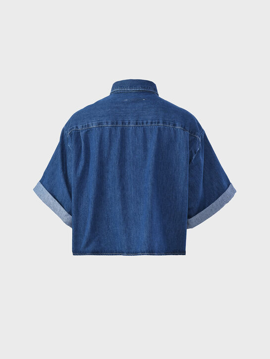 Рубашка джинсовая укороченная MM6 , арт.  | Фото 4