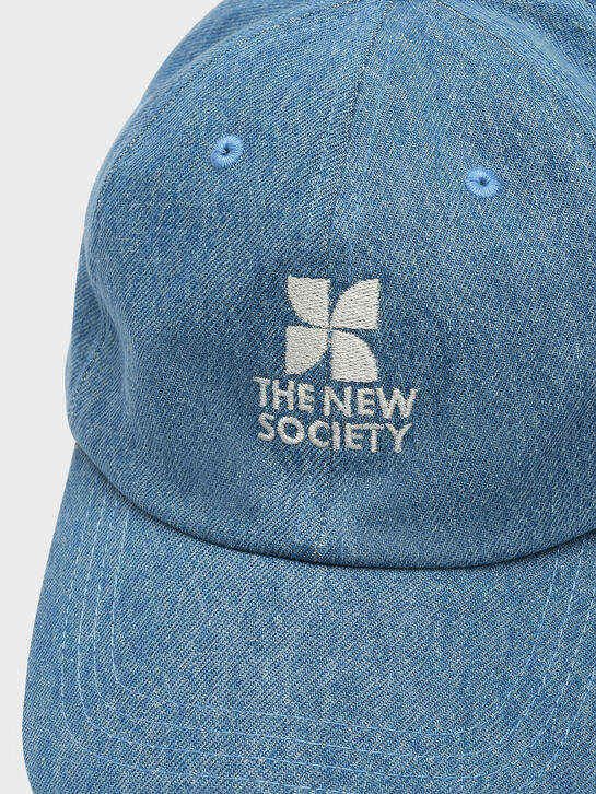 Бейсболка джинсовая, голубая The New Society , арт.  | Фото 3