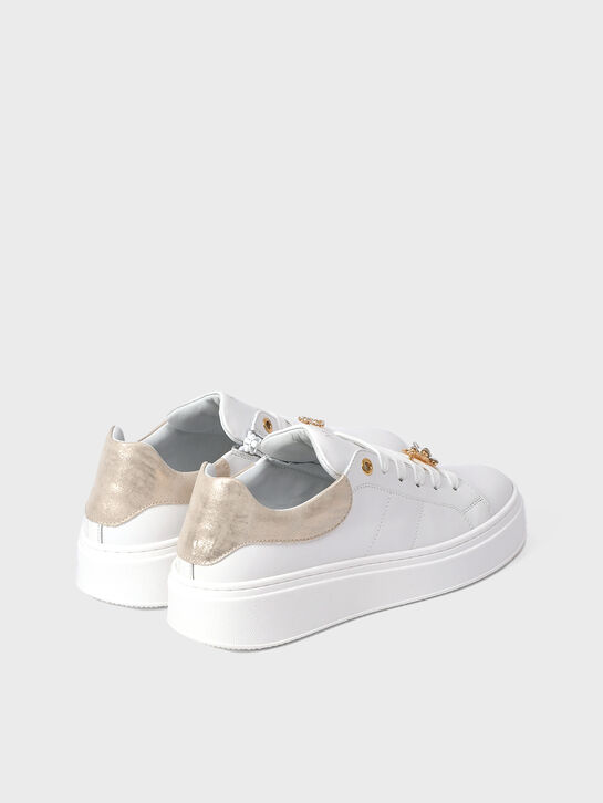 Кеды с серебристой вставкой Morelli , арт.  | Фото 3