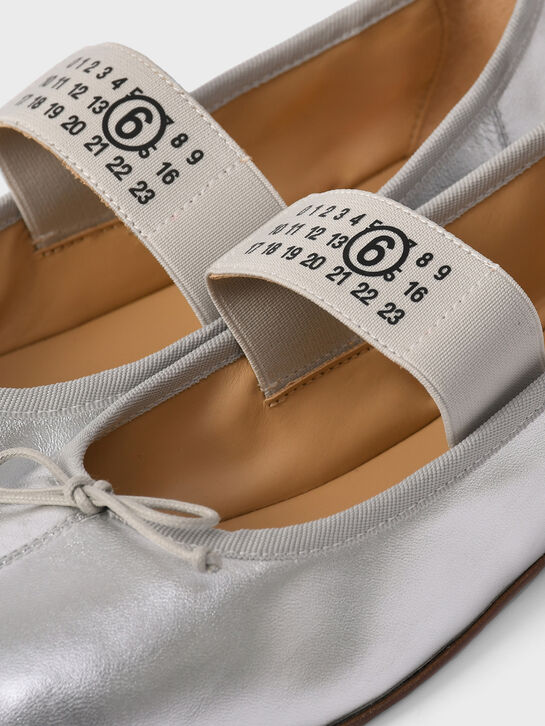 Серебристые туфли MM6 , арт.  | Фото 8