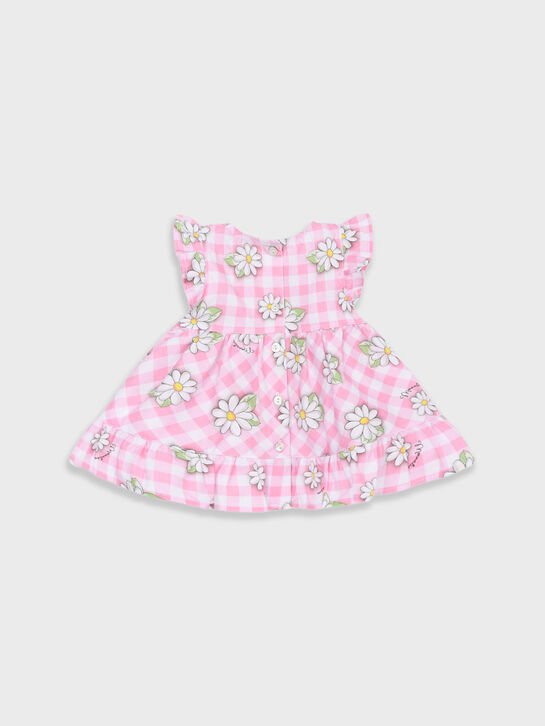 Комплект из платья и шорт в клетку Monnalisa , арт.  | Фото 3