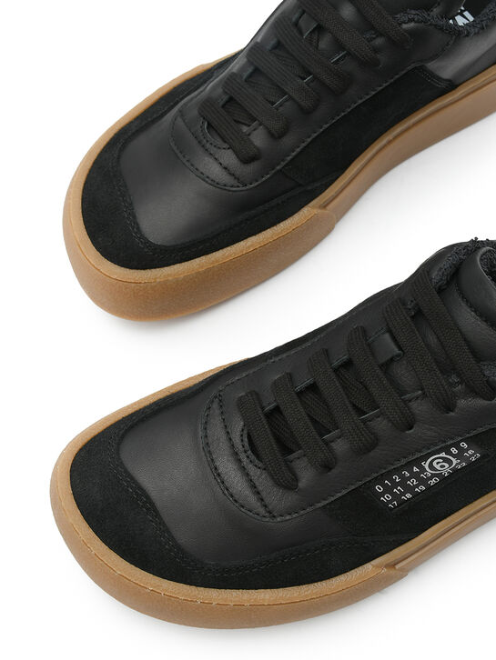 Кеды с белым логотипом, черные MM6 , арт.  | Фото 5