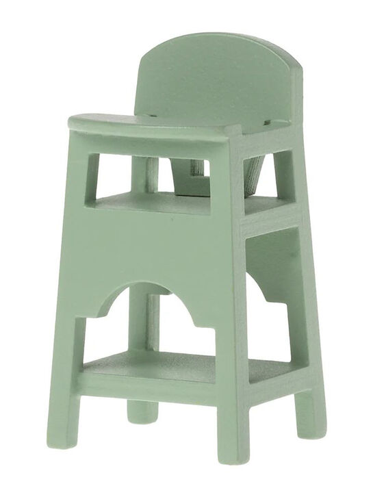 Игрушечный стульчик для кормления, мятный Maileg , арт.  | Фото 1