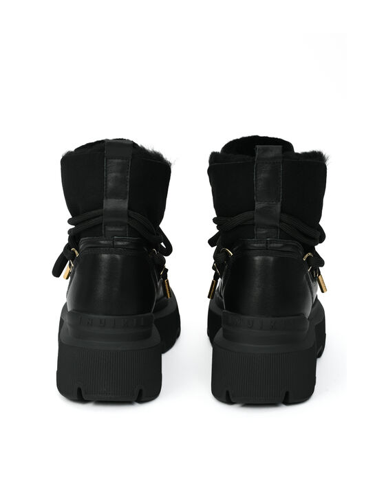 Мунбуты с меховой подкладкой, черные INUIKII , арт.  | Фото 8