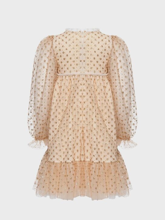 Платье из тюля с золотыми пайетками Eirene , арт.  | Фото 3