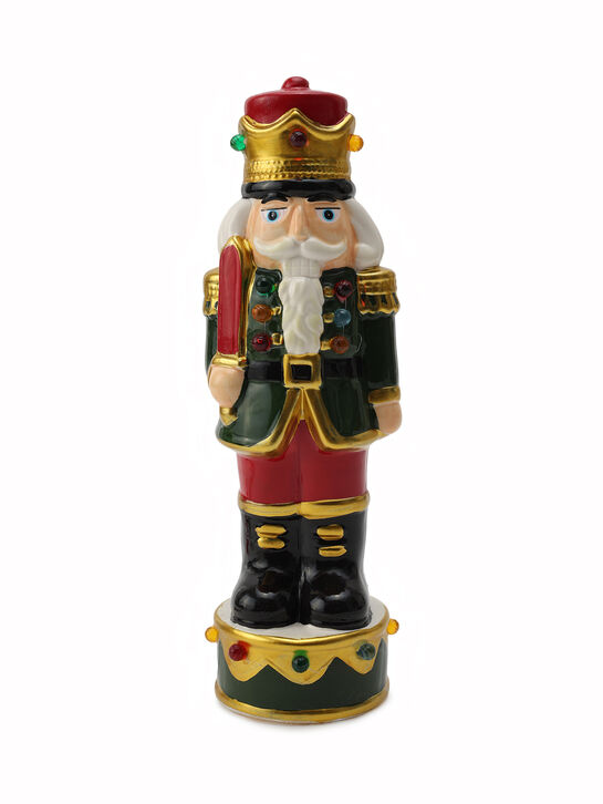 Новогодний сувенир &quot;Щелкунчик&quot;, керамика, 25,5 см Musicboxworld , арт.  | Фото 1