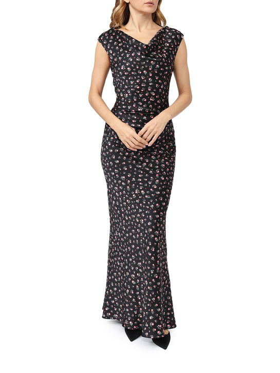 Платье макси с цветочным принтом Roses & Lace , арт.  | Фото 3