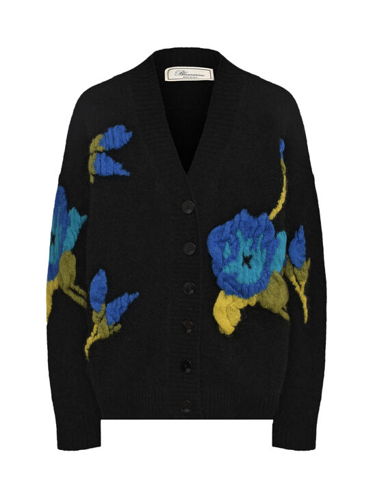 Кардиган с розами, интарсия Blumarine , арт.  | Фото 1