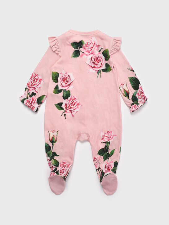 Комплект: комбинезон, шапка и слюнявчик, розовый Dolce&Gabbana , арт.  | Фото 3