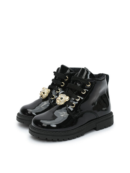 Ботинки с флисовой подкладкой, черные Walkey , арт.  | Фото 2