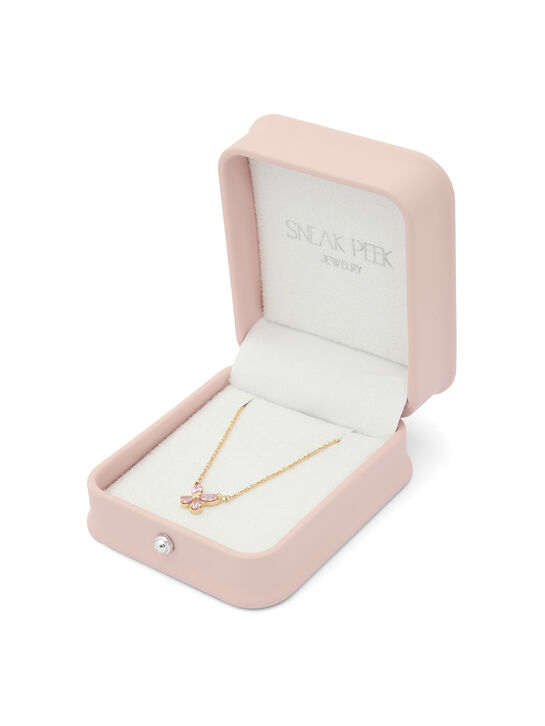 Колье &quot;Бабочки&quot;, золото 585 Sneak Peek , арт.  | Фото 7