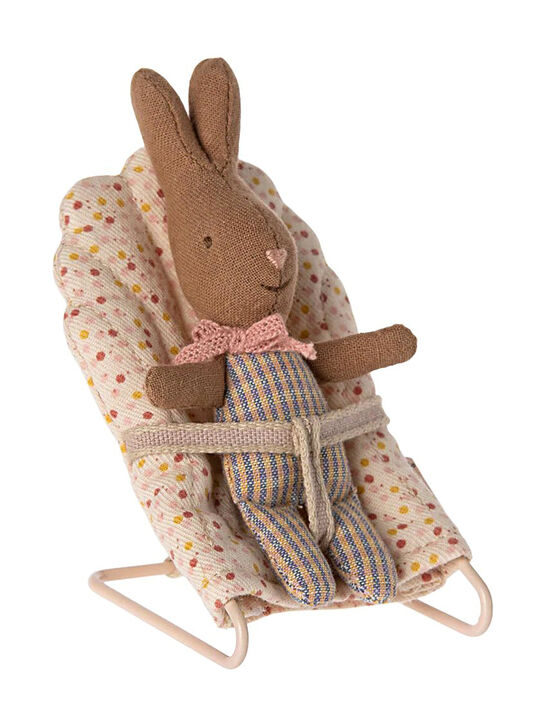 Игрушка Мой Кролик, розово-голубой в клетку Maileg , арт.  | Фото 2