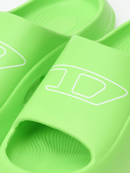 Шлепанцы салатового цвета Diesel , арт.  | Фото 14