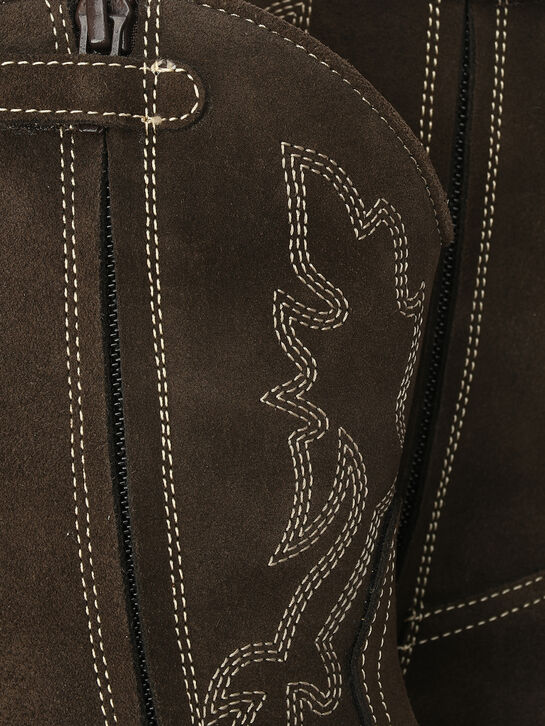 Сапоги с вышивкой, коричневые Gallucci , арт.  | Фото 5