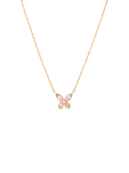 Колье &quot;Бабочки&quot;, золото 585 Sneak Peek , арт.  | Фото 1
