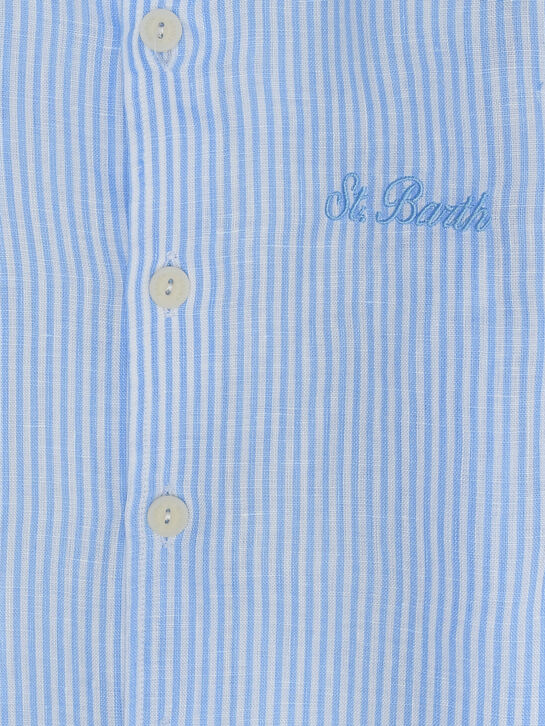Рубашка в полоску, голубая Saint Barth , арт.  | Фото 3