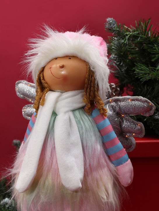 Декор &quot;Ангел&quot; набивной с подсветкой 21х12х71/43 см, 2 вида TIANQIN ARTS AND CRAFTS , арт.  | Фото 8