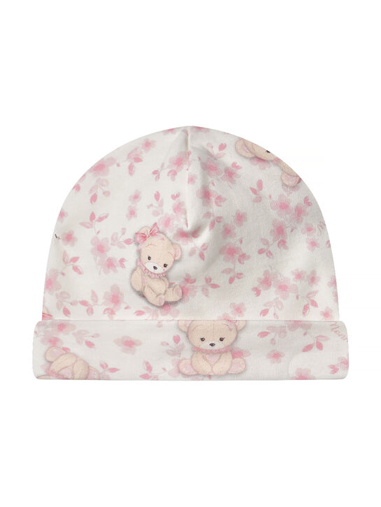 Шапка, принт розы и мишки Monnalisa , арт.  | Фото 2