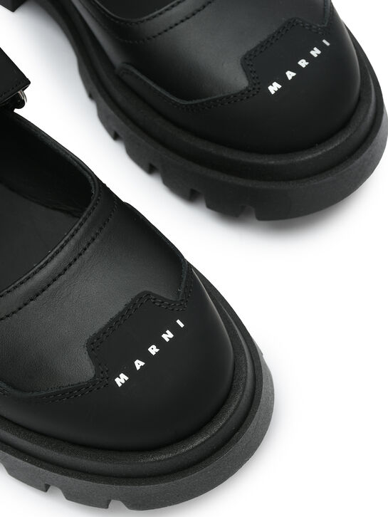 Туфли кожаные черные MARNI , арт.  | Фото 3