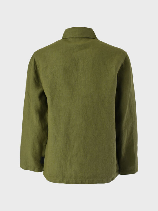 Рубашка с накладными карманами, зеленая ASPESI , арт.  | Фото 3