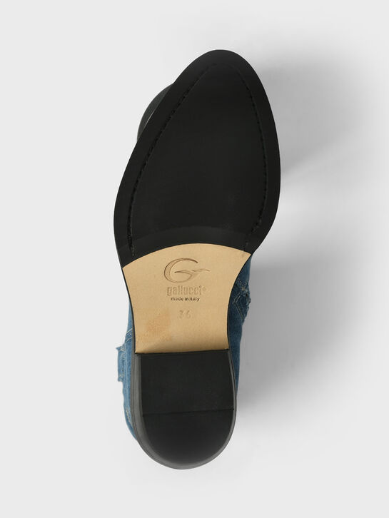 Сапоги джинсовые с вышивкой Gallucci , арт.  | Фото 5