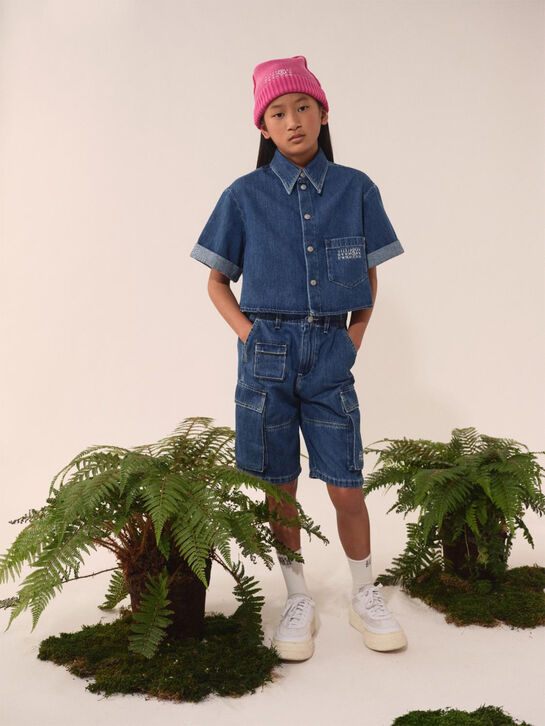 Рубашка джинсовая укороченная MM6 , арт.  | Фото 2