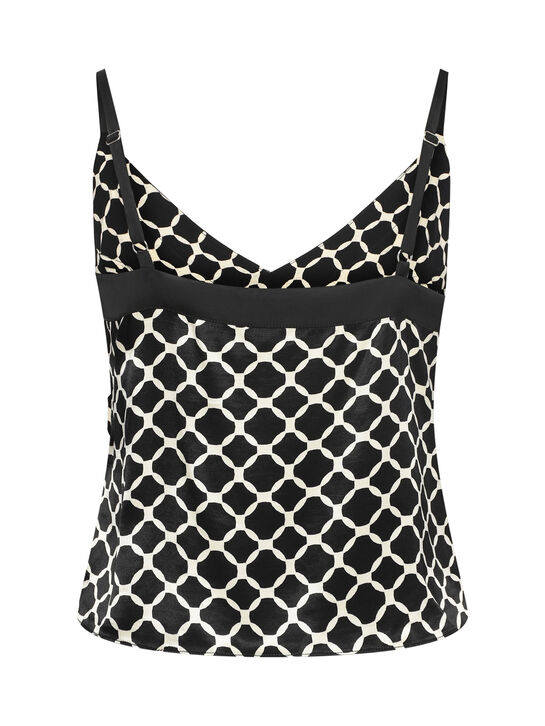 Топ на бретелях с геометрическим принтом Flashin , арт.  | Фото 7