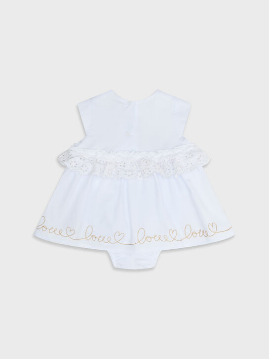 Платье-боди с вышивкой и бантиком Monnalisa , арт.  | Фото 2