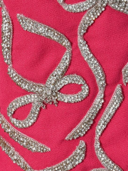 Платье с бантиками из страз на широких рукавах Maison Ava , арт.  | Фото 3