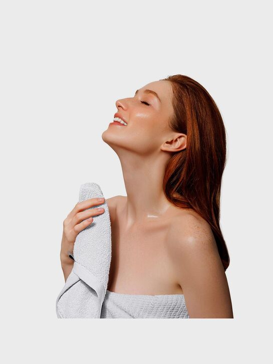 Набор Полотенец 3шт 30*30см &quot;Soft Silver&quot; Soft touch, Песчаный берег  , арт.  | Фото 5