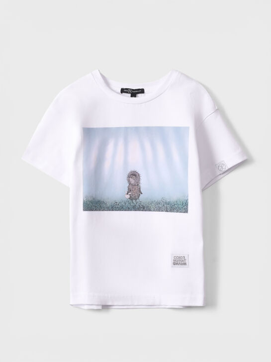 Футболка с принтом &quot;Ежик в тумане&quot; Dan Maralex , арт.  | Фото 1