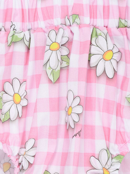 Комплект из платья и шорт в клетку Monnalisa , арт.  | Фото 7