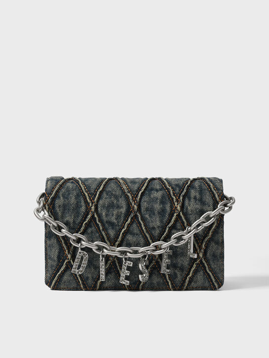 Сумка-клатч джинсовая на цепочке, синяя Diesel , арт.  | Фото 1
