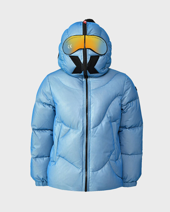 Куртка с очками на капюшоне, голубая AI RIDERS ON THE STORM , арт.  | Фото 4