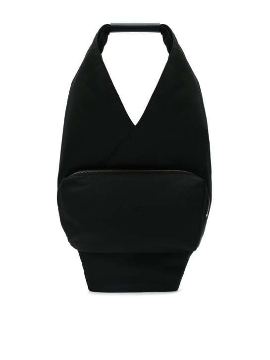 Сумка с накладным карманом, черная MM6 , арт.  | Фото 4