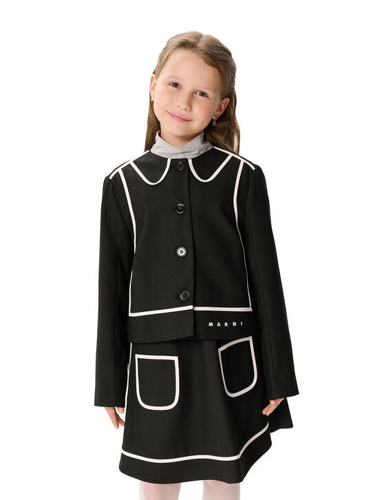 Пиджак с белой окантовкой MARNI , арт.  | Фото 3