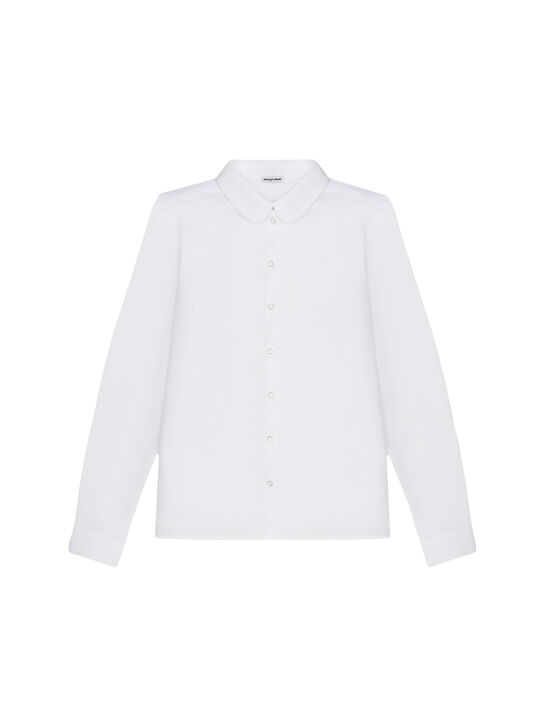 Белая рубашка из хлопка KengLabel , арт.  | Фото 1