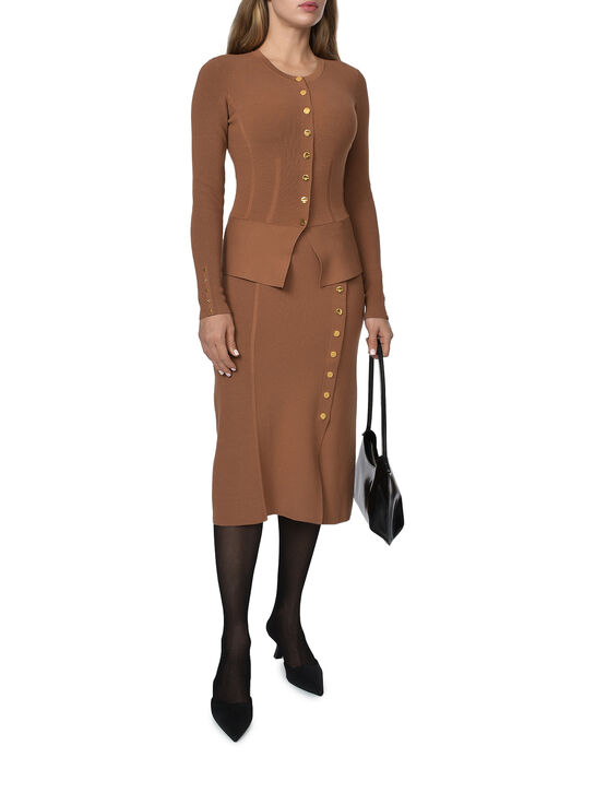 Юбка с декоративными пуговицами Elisabetta Franchi , арт.  | Фото 2