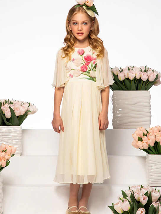 Платье с объемными тюльпанами Eirene , арт.  | Фото 2