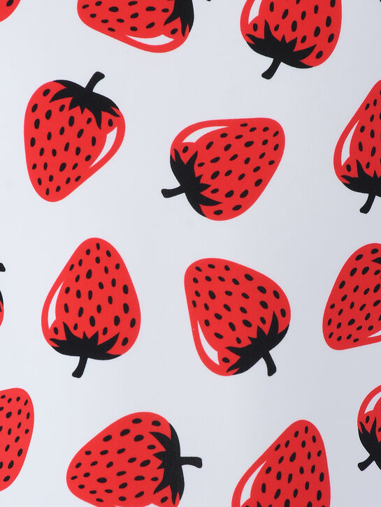 Купальник слитный с принтом клубники, белый Stella McCartney , арт.  | Фото 3