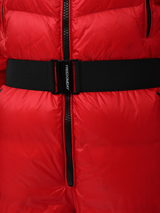 Комбинезон с меховой опушкой на капюшоне, красный Freedomday , арт.  | Фото 10