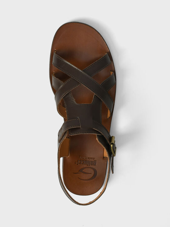 Босоножки классические, коричневые Gallucci , арт.  | Фото 4