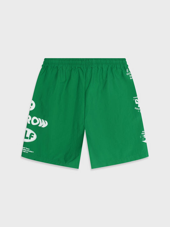 Бермуды зеленые с надписями Barrow , арт.  | Фото 2