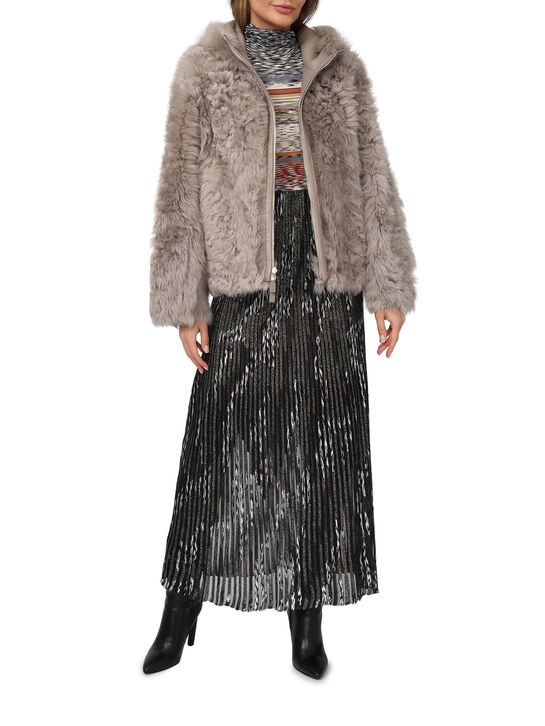 Куртка двусторонняя из овчины Ploomle , арт.  | Фото 2