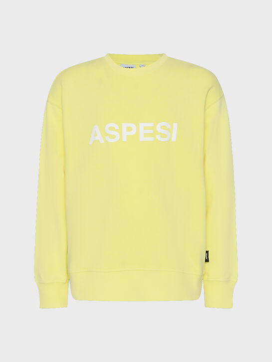 Свитшот с белым лого, желтый ASPESI , арт.  | Фото 1