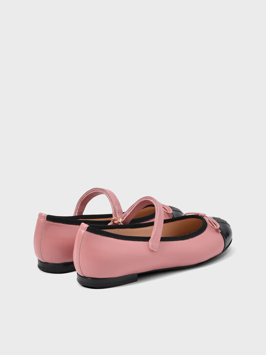 Туфли с бантиком и лого, розовые Dolce&Gabbana , арт.  | Фото 3