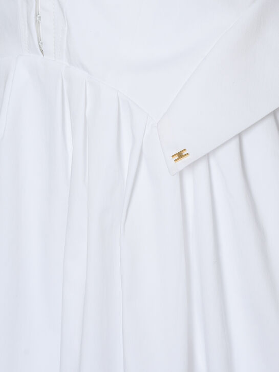 Платье с косетным топом, белое Elisabetta Franchi , арт.  | Фото 3