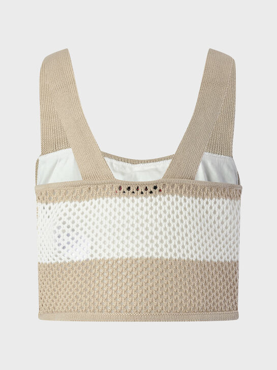 Топ вязаный в полоску Max&Co , арт.  | Фото 3